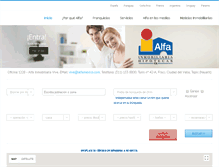 Tablet Screenshot of alfavive.com